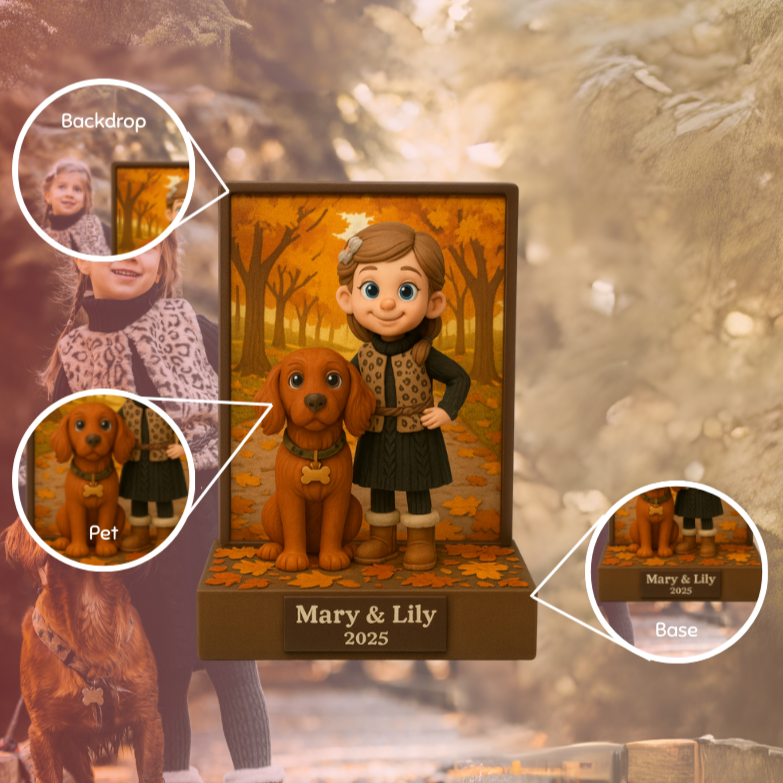 [DIY Kit] Custom Single + Pet Figurine