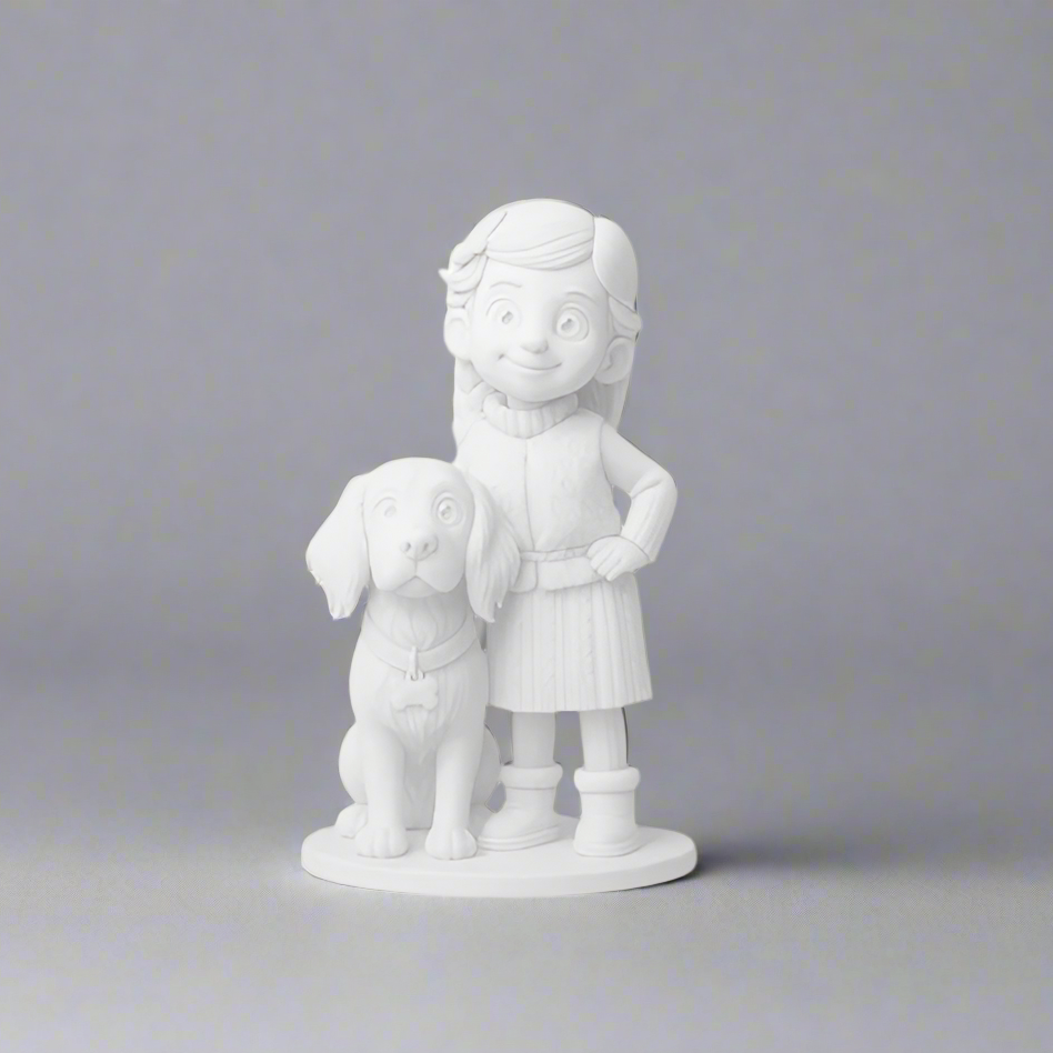 [DIY Kit] Custom Single + Pet Figurine